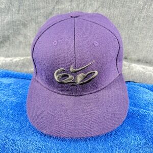 Nike 6.0 Fitted Hat Size 8 Purple Embroidered Logo Skate BMX Cap 2018 Rare
